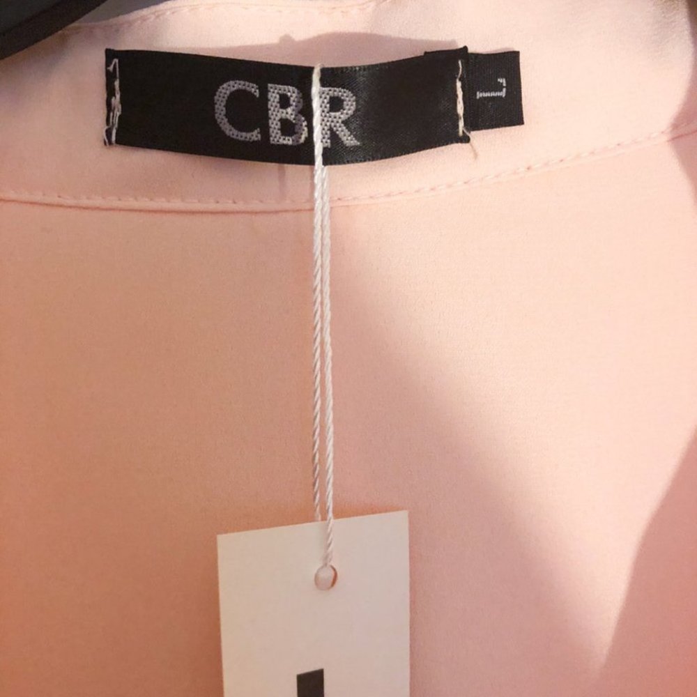 ChicMe Ruffled Peach Blouse - Picture 4 of 6